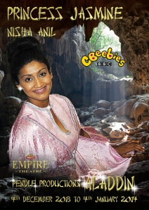 Promo Photo - playing Princess Jasmine in Aladdin 2013/2014 - http://www.thwaitesempiretheatre.co.uk